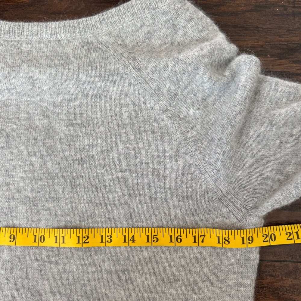 Heed Scoop Neck Rabbit Hair Blend Sweater Oversized Slouchy - Picture 8 of 10